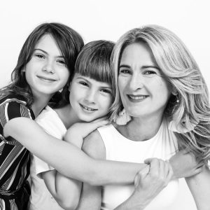 VIP Family Sessions Family portrait at Kristy’s Studio, Blue Mountains — relaxed, joyful moment